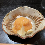 にい留 - 平貝と筍、生の海鼠腸