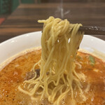 珉珉 - 坦々麺セット９９０円。細打ちストレート麺と辛味の効いたスープの相性が良かったです(^｡^)