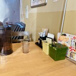 Uesuto - テーブルの上
