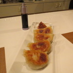 レンゲ - 焼き餃子 XO醤で2