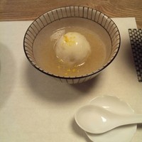 季節のお料理 辻むら - 百合根饅頭の葛餡掛け？