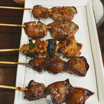 やきとり 大吉 - 料理写真:こころ・はさみ・レバー