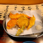 天ぷら 片山 - 天ぷら定食 ¥1000