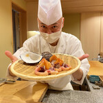 鮨 やすみつ - 山口県宇部産の赤貝