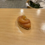 鮨 やすみつ - 赤貝のひも