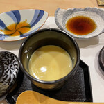 鮨 やすみつ - 海鼠腸の茶碗蒸し