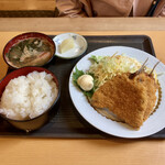 Izakaya Kamon - アジフライ定食　500円