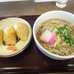 二滝 - そば、お稲荷さん