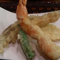 天ぷら 逢坂 - えび、穴子、ししとう、さつまいも