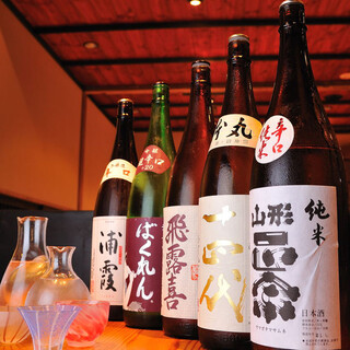 山形・宮城を中心に、銘酒を取り揃えております