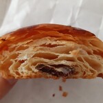 パンとお話 アップルの発音 - パン・オ・ショコラ断面