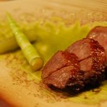 時の宿 すみれ - （夕食）とも三角をすみれ漬・・・アップ