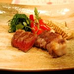 時の宿 すみれ - （夕食）サーロインステーキ