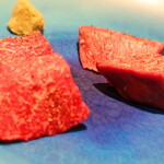 銀座焼肉 にく﨑 - ランプ ハラミ