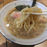 麺 鍾馗 - さがみ屋さんの中太平打ち麺