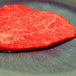 銀座焼肉 にく﨑 - サーロインのやきすき