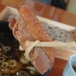 手打ち大石田そば　きよ - 若鶏肉