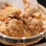 Basashi Kyoudo Izakaya Oshoushina - 生姜醤油の鶏のから揚げ
