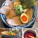 手もみラーメン 来楽軒 - ミックスラーメン990円。来楽軒赤池店(日進市)食彩品館.jp撮影