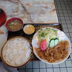 増田屋 - 焼肉定食、800円。