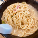 長崎ちゃんぽん 幸楽 - 麺がノビルのと、ヤケド防止…麺返し！