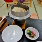 日光　千姫物語 - お食事（蟹釜飯）