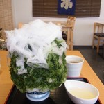 しもきた茶苑大山 - 抹茶あずき 800円＋追加蜜(ミルク)100円