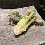 天ぷら うらかみ - タラの芽など春の山菜