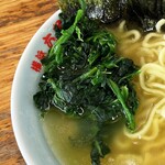 ラーメン六角家 - ほうれん草。