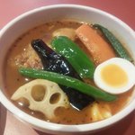 チュッタ 新居浜店 - スープはラトゥを選択（1,030円）　トマトペーストと鶏そぼろが加わります