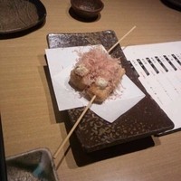 八吉 新橋店 - 2013.01.30  子持ちワカメ付だしのかに味噌をトッピングするとさらに美味しく！
