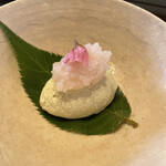 比良山荘 - 桜餅アイス