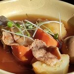 おじゃが - 肉じゃがランチの肉じゃがのアップ