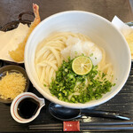 Udon Ya Kazu - 生醤油（冷）大盛