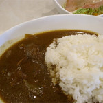 喫茶まるゆ - カレーライス／サラダ・味噌汁付き