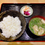 天ぷら処 こさか - ご飯セット（２０１３年１月）