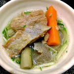 天ぷら処 こさか - あっさり牛すじ煮込み（取り分けました）（２０１３年１月）