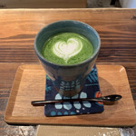 Vermillion　espresso bar & info. - 宇治抹茶ラテ　550円