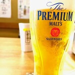 Shibaura Shokunikushijou Chokusou Kichijouji Horumon - キンキンに冷えたビール！！