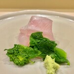 川田 - 2022.2.  白真鯛のお造り