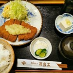 とんかつ茂兵エ - おろしとんかつ定食