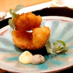 蓬左茶寮 - 白ミル貝のフライ