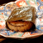 蓬左茶寮 - 平貝磯部巻き