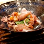 蓬左茶寮 - 蛍烏賊のしゃぶしゃぶ