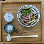 まん作 - 鴨ねぎそば♬ 1350円