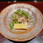 Tagawa - カワハギきも和え　黄ニラと浅葱
