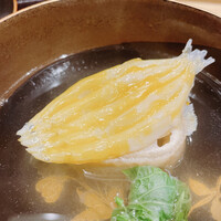 日本料理 直 - 白魚の黄身焼き