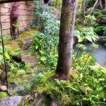 瓢亭 - ✽ 四畳半の間から北東の眺めです。