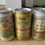 ホテルヴィソン - 伊勢ピルスナー缶 ・熊野古道麥酒(缶)・神都麥酒(缶)
