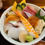 Sushi Kurosaki - 厚めに切られたお刺身がいっぱい